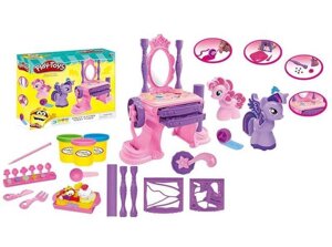 Тісто для ліплення 666-21 (48) 3 кольори тіста, молди, наліпки, екструдер, в коробці