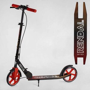 Самокат двоколісний "Skyper" NL - 14792 (4) "Rendal", алюмінієва рама, колеса PU 200 мм, ручне гальмо, в коробці