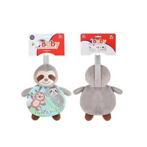 Брязкальце 1922-4 (96) м'яка іграшка, книжка, відтворення шелесту, зображення та опис тварин англійською мовою, ручка