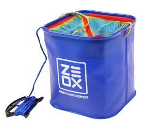 Відро ZEOX Bucket With Rope and Mesh 8L
