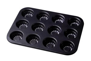 Форма антипригарна для випікання кексів 12 шт 35 х 26 х 3 см (шт)