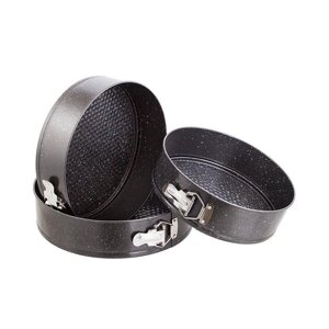 Форма для випікання кругла Ø 28 \ 26 \ 24 H 7 см (набір 3 шт)