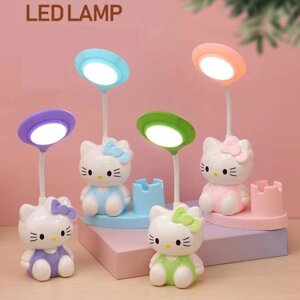 Лампа настільна світлодіодна C 71616 (96) 4 кольори, герой, вбудований акумулятор, стругачка, органайзер, в коробці,