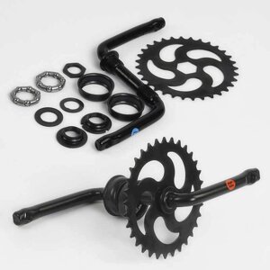 Шатун з гайками та підшипником у зборі SHT-8239 /16 (75) на велосипед 16``