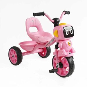 Велосипед 3-х колісний BS-60413 "Best Trike" (1) колеса EVA переднє 10’’, заднє 8’’, сталева рама, УКР. ОЗВУЧУВАННЯ,