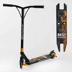 Самокат трюкових Best Scooter 51738 (1) HIC-система, Пегі, алюмінієвий диск і дека, колеса PU d-110 мм, ширина керма -