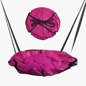 Гра Гойдалка-гамак, колір малиновий GL 270895 (1) D подушки = 60 см, подушка з водонепроникного матеріалу, 120-150 кг,