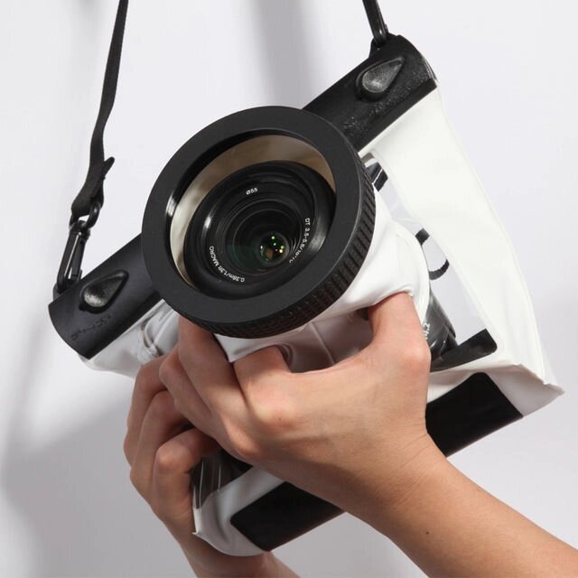 Бокс-чохол до 20 м, для камер Nikon, Canon, Sony White від компанії Магазин Calipso dive shop - фото 1