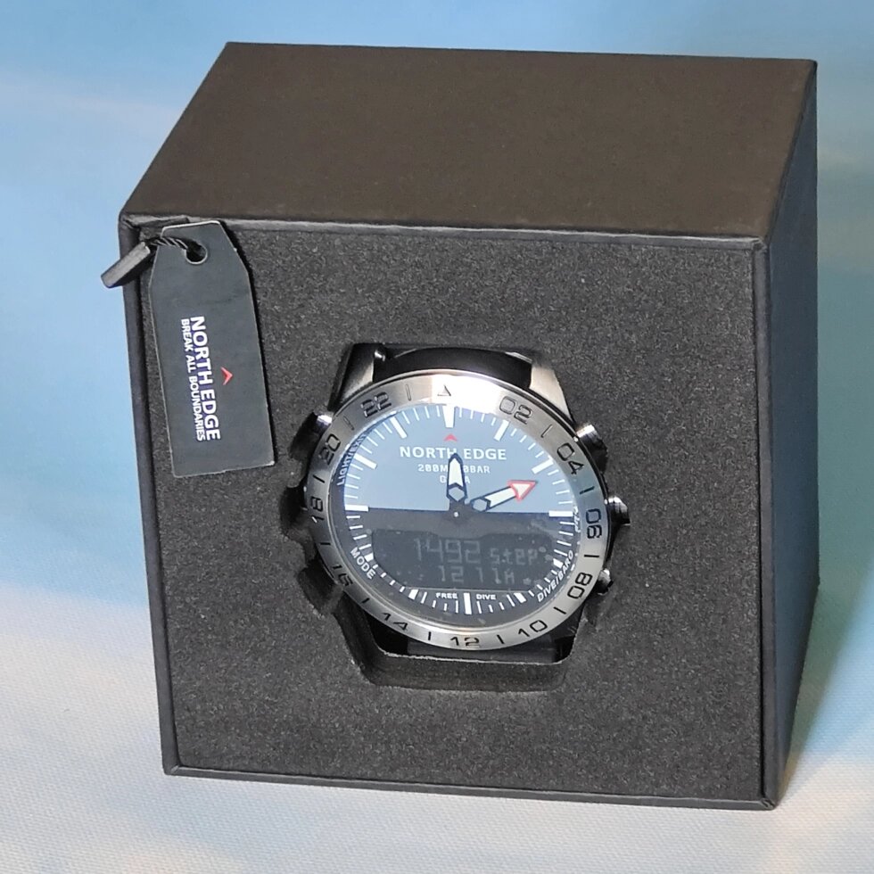 Часы North Edge GAVIA 2  для дайвинга, водонепроницаемые до 200 м, высотомер, компас ##от компании## Магазин Calipso dive shop - ##фото## 1