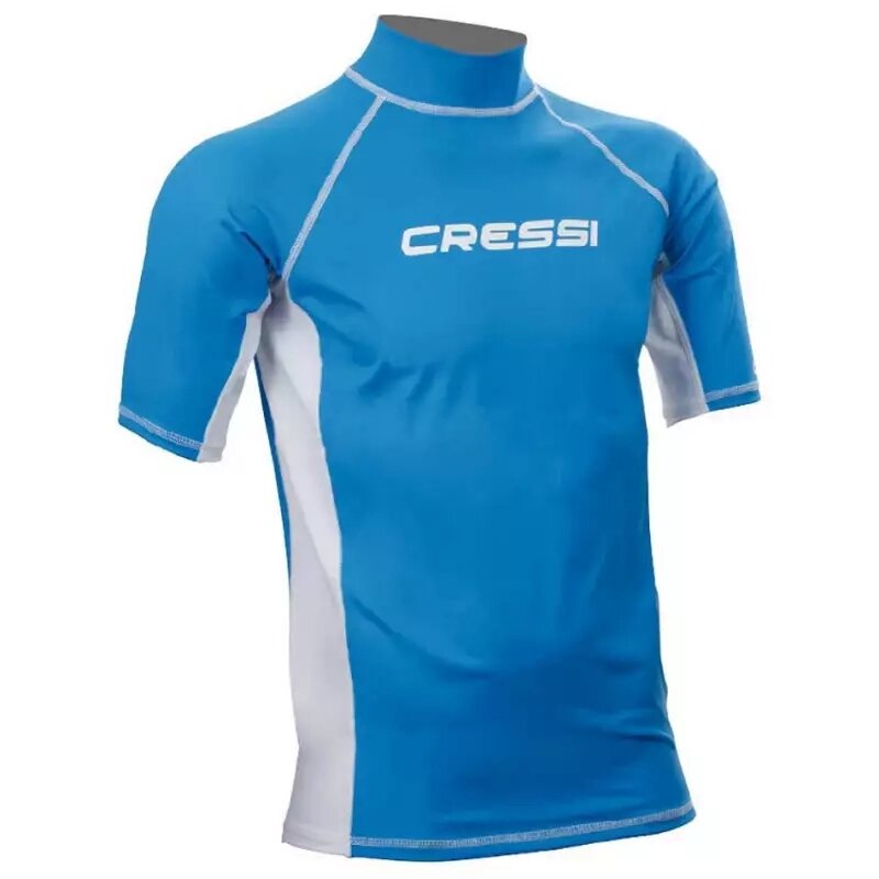 Футболка Cressi sub Rash Guard MAGIC BLUE Man короткий рукав від компанії Магазин Calipso dive shop - фото 1