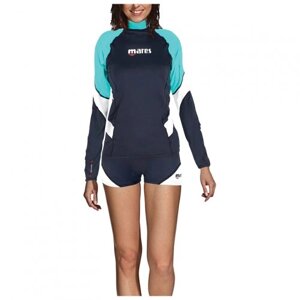 Футболка лонгслів з лайкри Mares Rash Guard Loose Fit (довгий рукав) жіноча S зелений