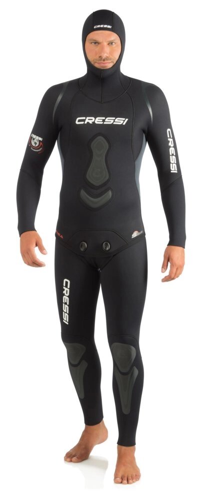 Гідрокостюм для підводного полювання CRESSI APNEA 2018 9 мм M (Куртка + короткі штани) від компанії Магазин Calipso dive shop - фото 1