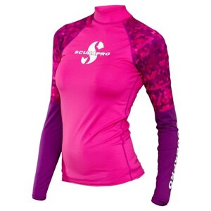 Гідромайка, лайкровой футболка жіноча SCUBAPRO Rash Guards з довгим рукавом для плаванія