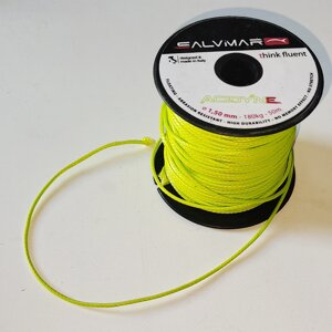 Котушковий лин SALVIMAR ACIDYNE Dyneema ø1,5 mm яскраво-зелений 180 кг