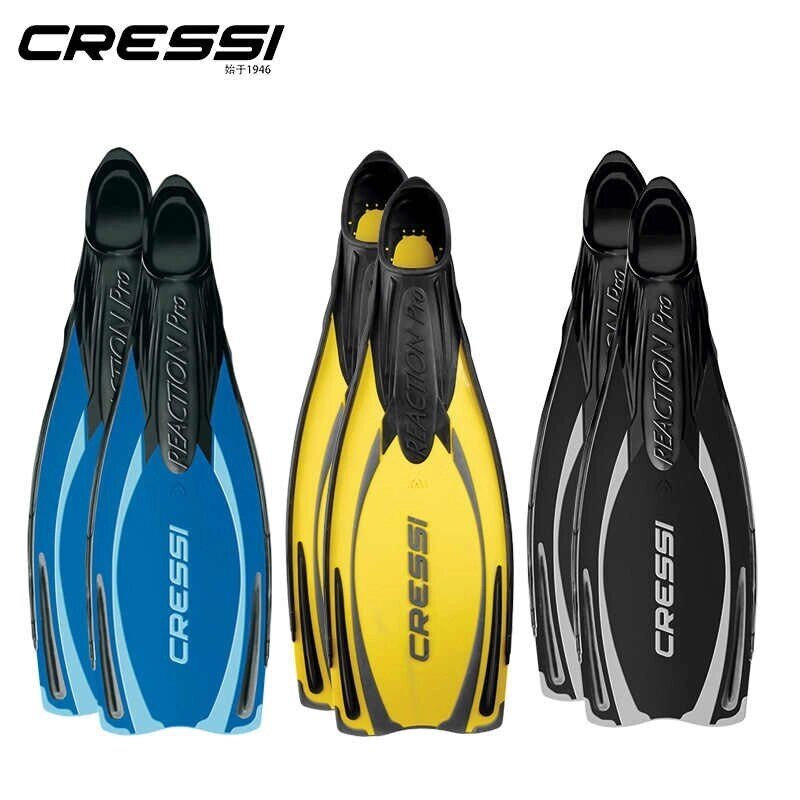 Ласти для плавання та підводного полювання Cressi Sub Reaction Pro від компанії Магазин Calipso dive shop - фото 1