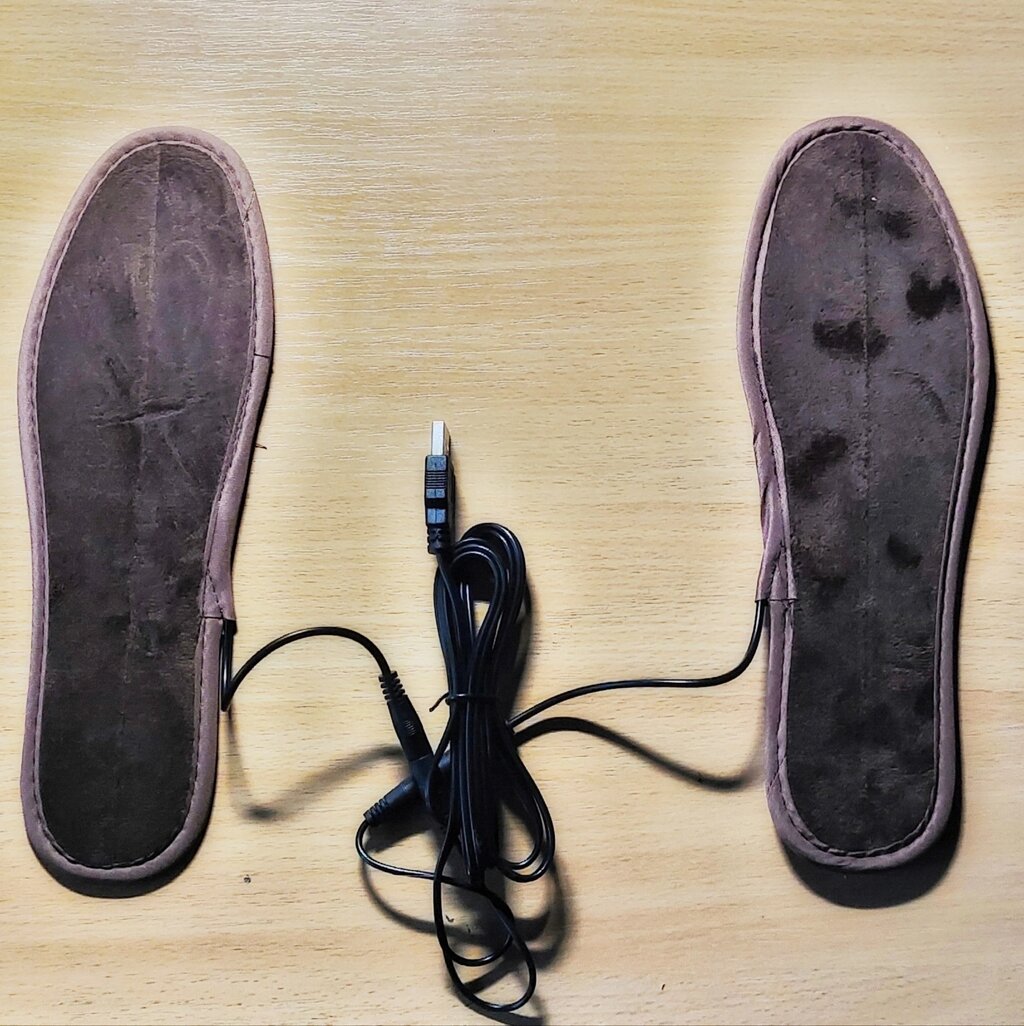 М'яка устілка для взуття з електричним підігрівом через USB від повербанку від компанії Магазин Calipso dive shop - фото 1