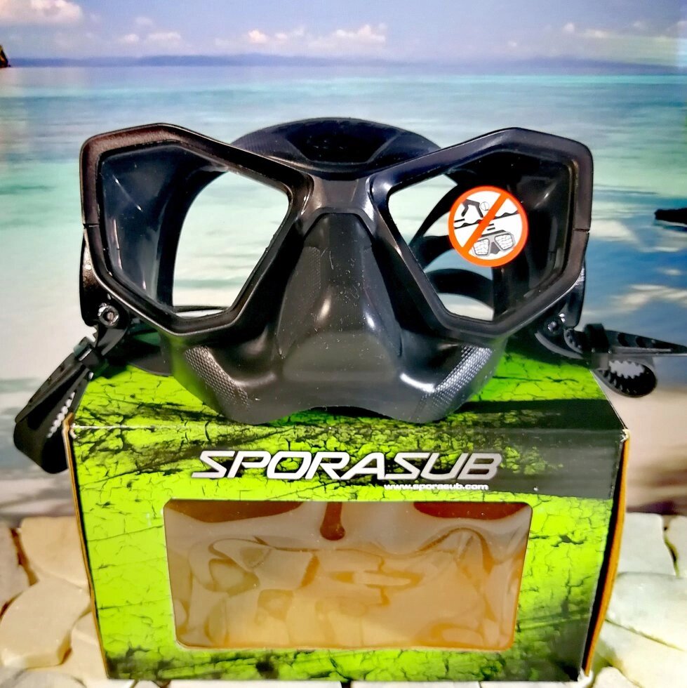 Маска для підводного полювання і фрідайвінгу Sporasub Butterfly від компанії Магазин Calipso dive shop - фото 1