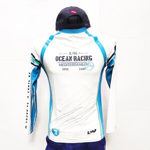Футболка UPF50 мужская с длинным рукавом, быстросохнущая одежда для серфинга, водных видов спорта, дайвинга