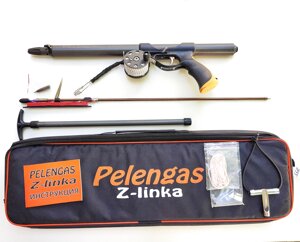 Рушниця підводне Pelengas Z-linka 55 зі зміщеною руків'ям, максимальній комплектації з насосом і чохлом в Харківській області от компании Магазин Calipso dive shop