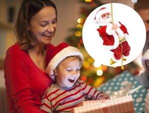 Новорічне прикраса: електричний Санта-Клаус з легкою музикою
