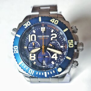Новий спортивний кварцовий годинник FeelNever-SEIKO для дайвінгу з нержавіючої сталі з сапфіровим склом 50 атм