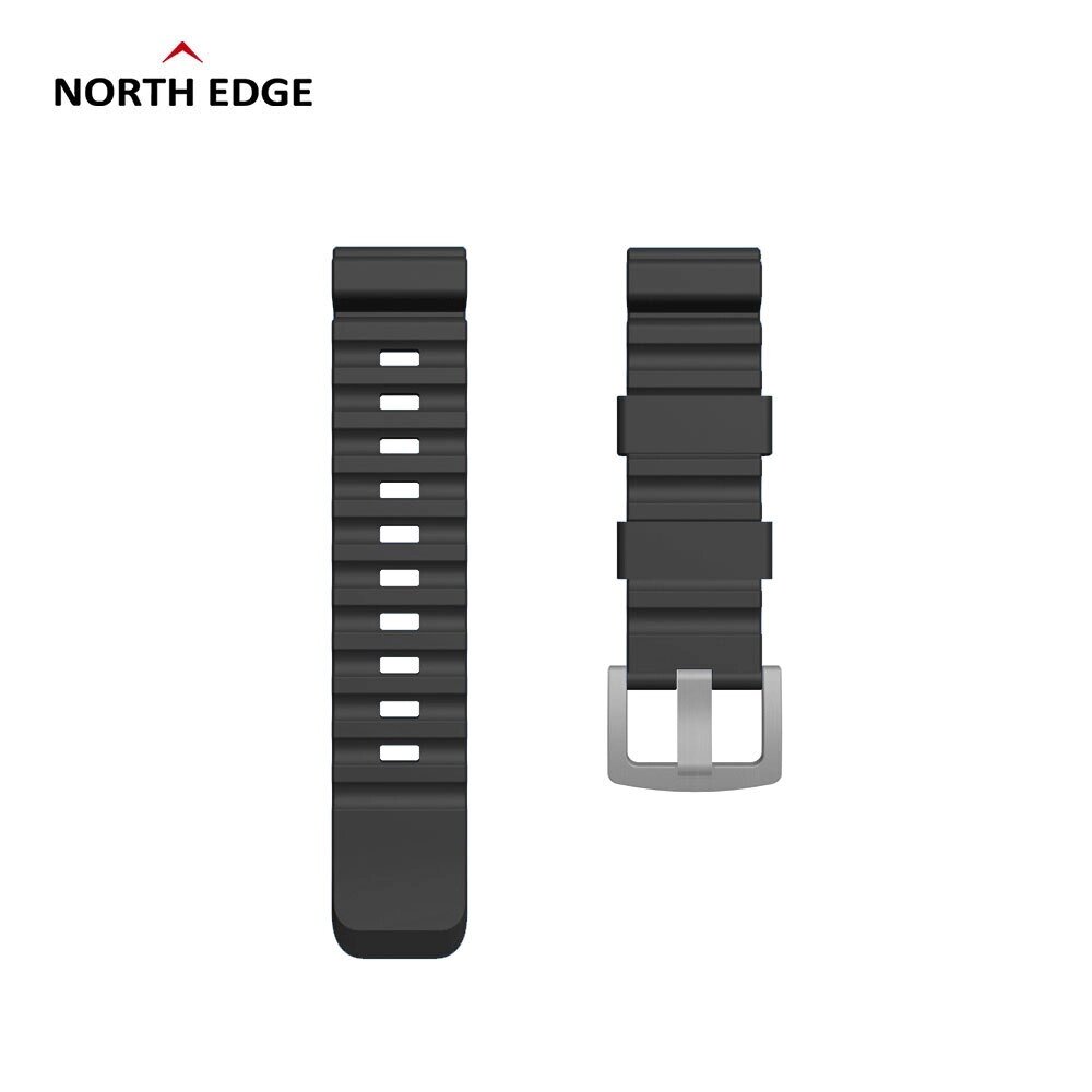 Ремінці 24 mm для годинника NORTH EDGE APACHE, AQUA, GAVIA 2, Smart від компанії Магазин Calipso dive shop - фото 1