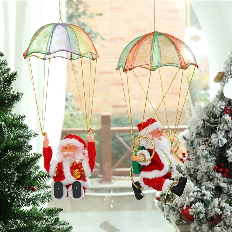 Різдвяна іграшка Санта-Клаус - підвісна іграшка для дому, для вікон, дверей, ялинок. від компанії Магазин Calipso dive shop - фото 1