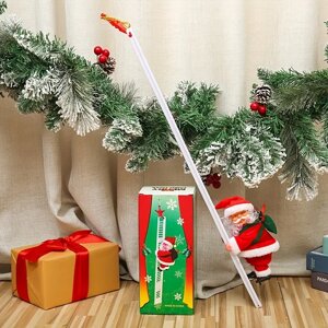 Новорічне прикраса: електричний Санта-Клаус з легкою музикою Игрушечная лестница