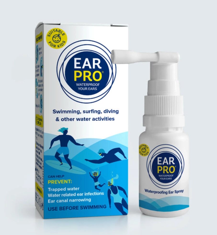 Спрей вушної EarPro для плавців, серфінгістів і дайверів. від компанії Магазин Calipso dive shop - фото 1
