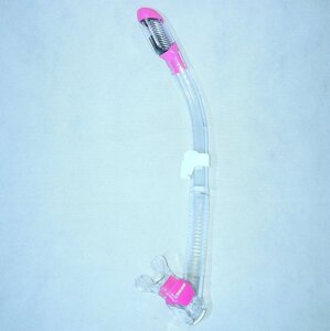 Трубка для плавання з двома клапанами Cressi Sub Dry (Desert Dry) рожева