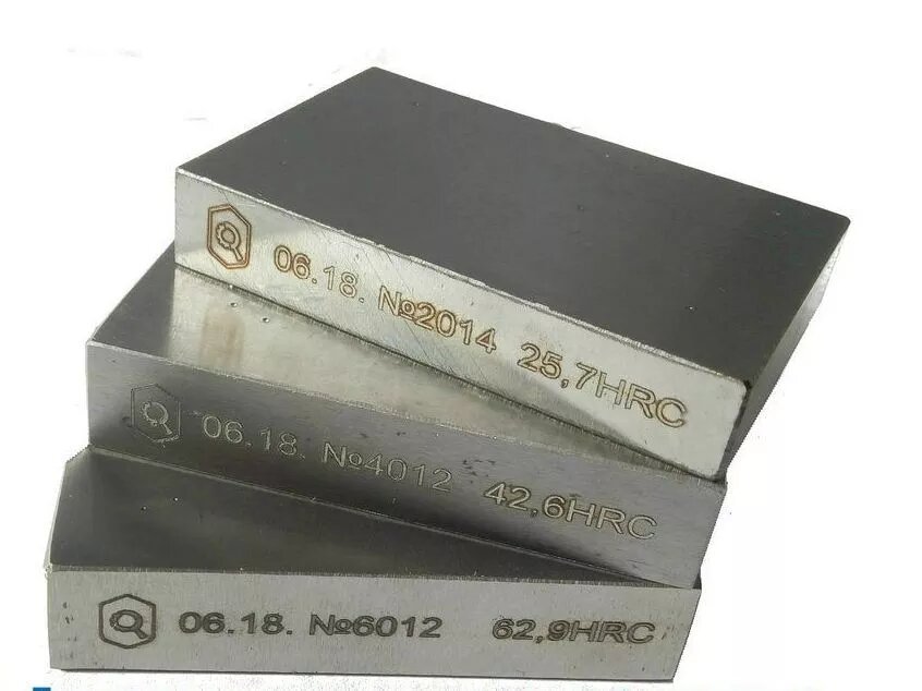 Комплект мір твердості МТР з 3-ох плиток, HRC від компанії ТОВ "ТПП МАШПРОМ" - фото 1