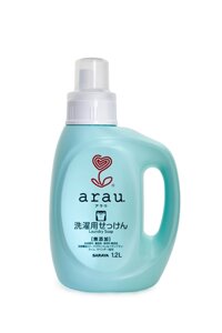 Гіпоалергенна рідина для прання одягу з ароматом герані Arau 1,2 л, Японія