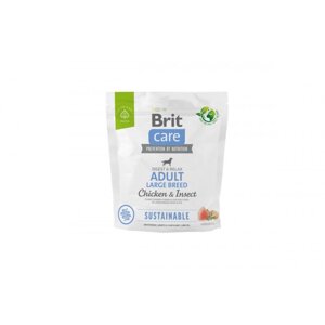Brit care Adult Large Breed Chicken & Insect Sustainable Корм для дорослих собак великих порід, комахи 1кг