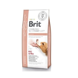 Brit care Renal Egg & Pea Дієтичний сухий корм для дорослих собак у разі ниркової недостатності з яйцем 2кг