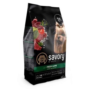 Savory Fresh Lamb Adult Small Breeds Сухий корм зі свіжого м'яса ягняти для собак малих порід 3кг