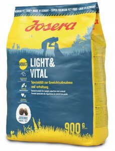 Сухий корм Josera Light & Vital Дієтичний для дорослих собак із зайвою вагою 900 г