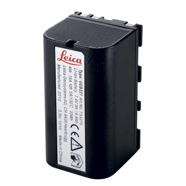 Акумулятор Leica GEB221 Li-Ion для тахеометрів і GPS Leica від компанії Геодезичне обладнання та інструменти - фото 1