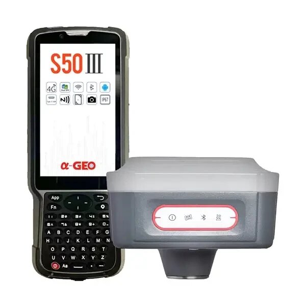 GNSS приймач Alpha-GEO NetBOX2 Lite (IMU) + контролер S50III + SurPro 6 від компанії Геодезичне обладнання та інструменти - фото 1