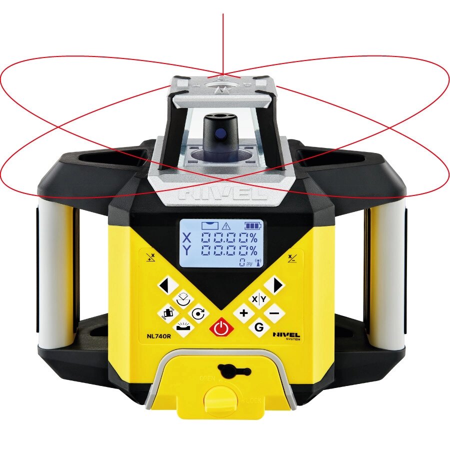 Лазерний нівелір Nivel System NL740R DIGITAL від компанії Геодезичне обладнання та інструменти - фото 1