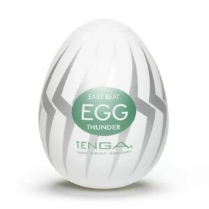 Мастурбатор-яйцо Tenga Egg Thunder, 5*4.5 см (білий)