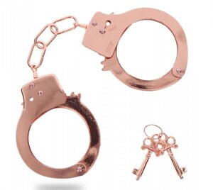 Металеві нарчиники БДСМ Toy Joy Rose Gold Fun Cuffs (рожеве золото)