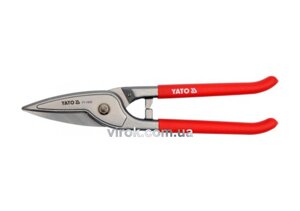Ножиці по металу прямі YATO : L= 255 мм [6/36]