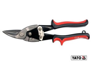 Ножиці по металу YATO "профі"L= 250 мм, ліві [6/36]