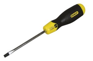 Викрутка плоска STANLEY "Cushion Grip"шліц SL6,5 x 150 мм DW