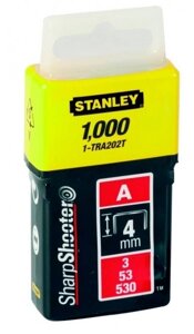 Скоба для степлера STANLEY "Light Duty" тип "А", h= 14 мм, 1000 шт.