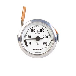 Термометр Pakkens, капілярний, діаметр 60 мм, 1 метр, 250°C