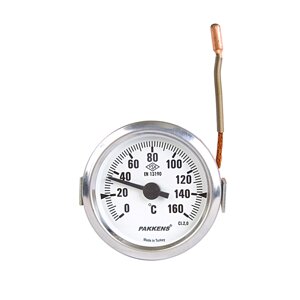Термометр Pakkens, капілярний, діаметр 60 мм, 2 метра, 160°C