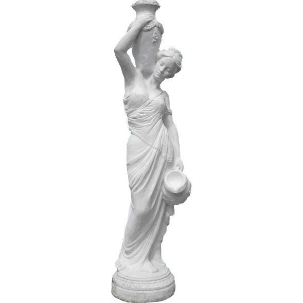 Скульптура садовая «Девушка с кувшинами» Базовый в лаке - опис