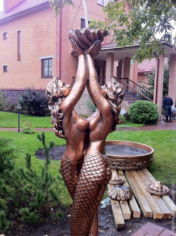 Скульптура садові «Русалки» Мідний - акції