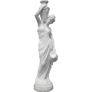 Скульптура садовая «Девушка с кувшинами» Базовый в лаке